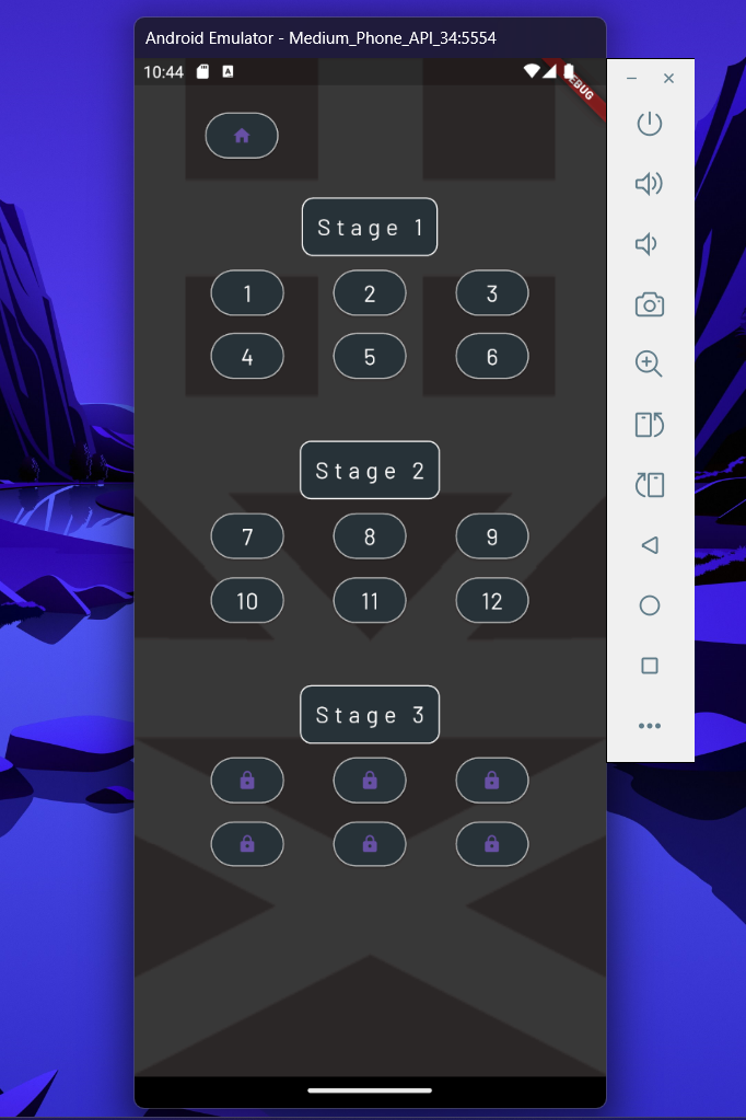 Inverse Game Level Screen